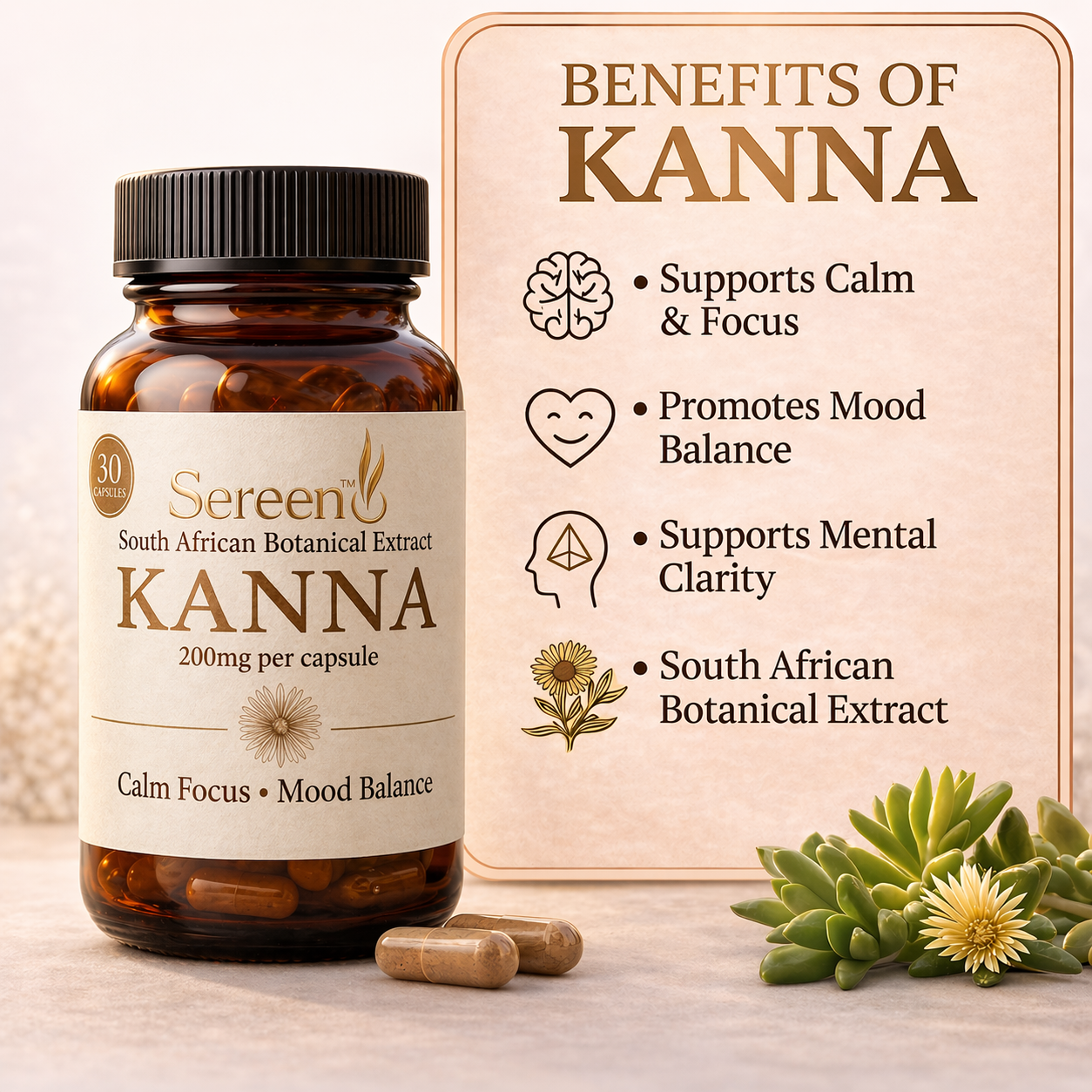 Why use Kanna — Sceletium tortuosum for mood support, mental clarity and stress relief